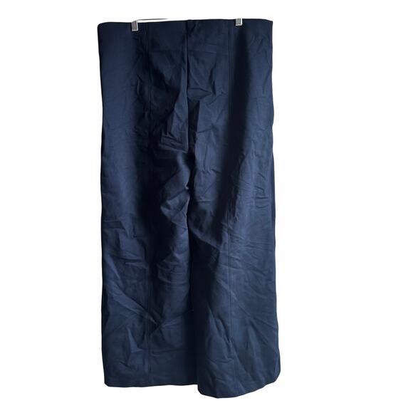 Banana Republic Wide Leg Everywhere Ponte Pant Hyper Navy Blue XL 603873 - Picture 7 of 12